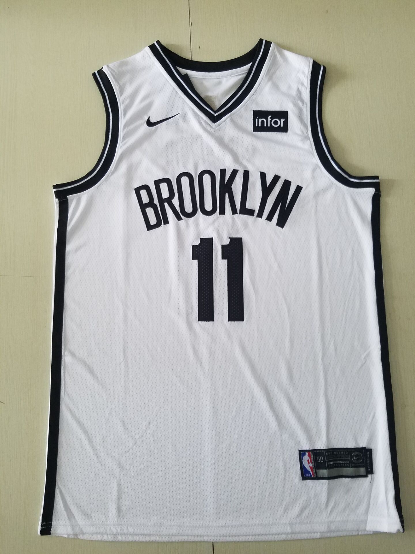 Youth Brooklyn Nets 11 Irving White Nike Game NBA Jerseys